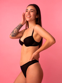 Бюстгальтер Brabrabra модель SLZ23601002_black Фото