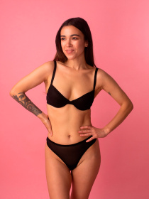 Бюстгальтер Brabrabra модель SLZ23601002_black Фото