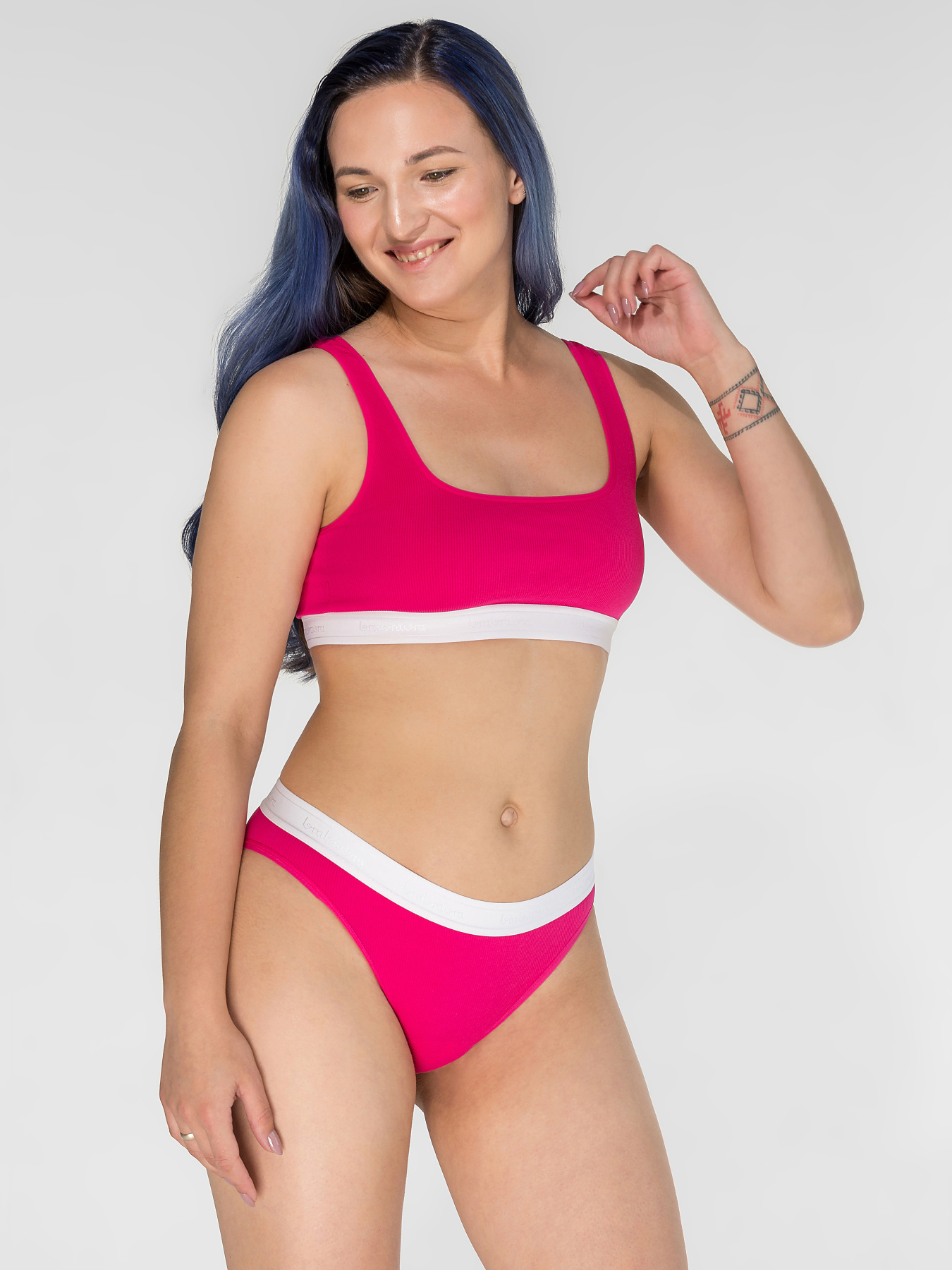 Бюстгальтер Brabrabra модель SLZ23901006_fuchsia Фото