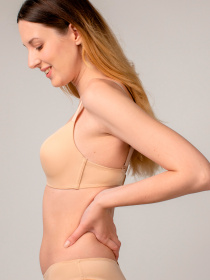 Бюстгальтер Brabrabra модель SLZ24001015_biscuit Фото