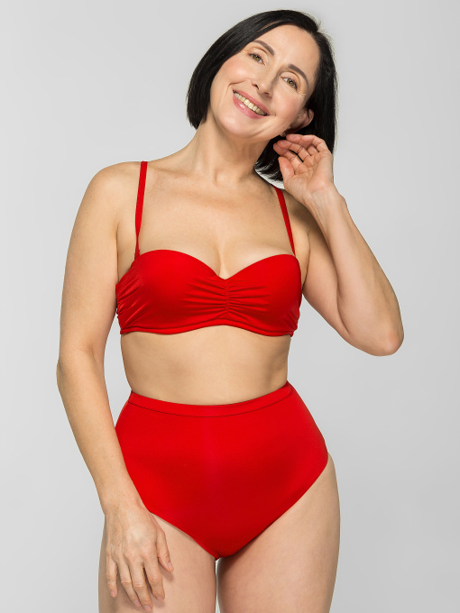 Низ купальника Brabrabra модель SO205321_red Фото