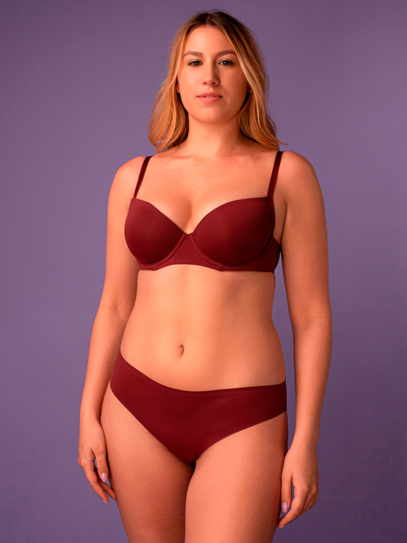 Трусы Brabrabra модель SLZ19802001_burgundy Фото