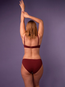 Трусы Brabrabra модель SLZ19802001_burgundy Фото