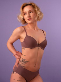 Бюстгальтер Brabrabra модель SLZ19801002_grape Фото