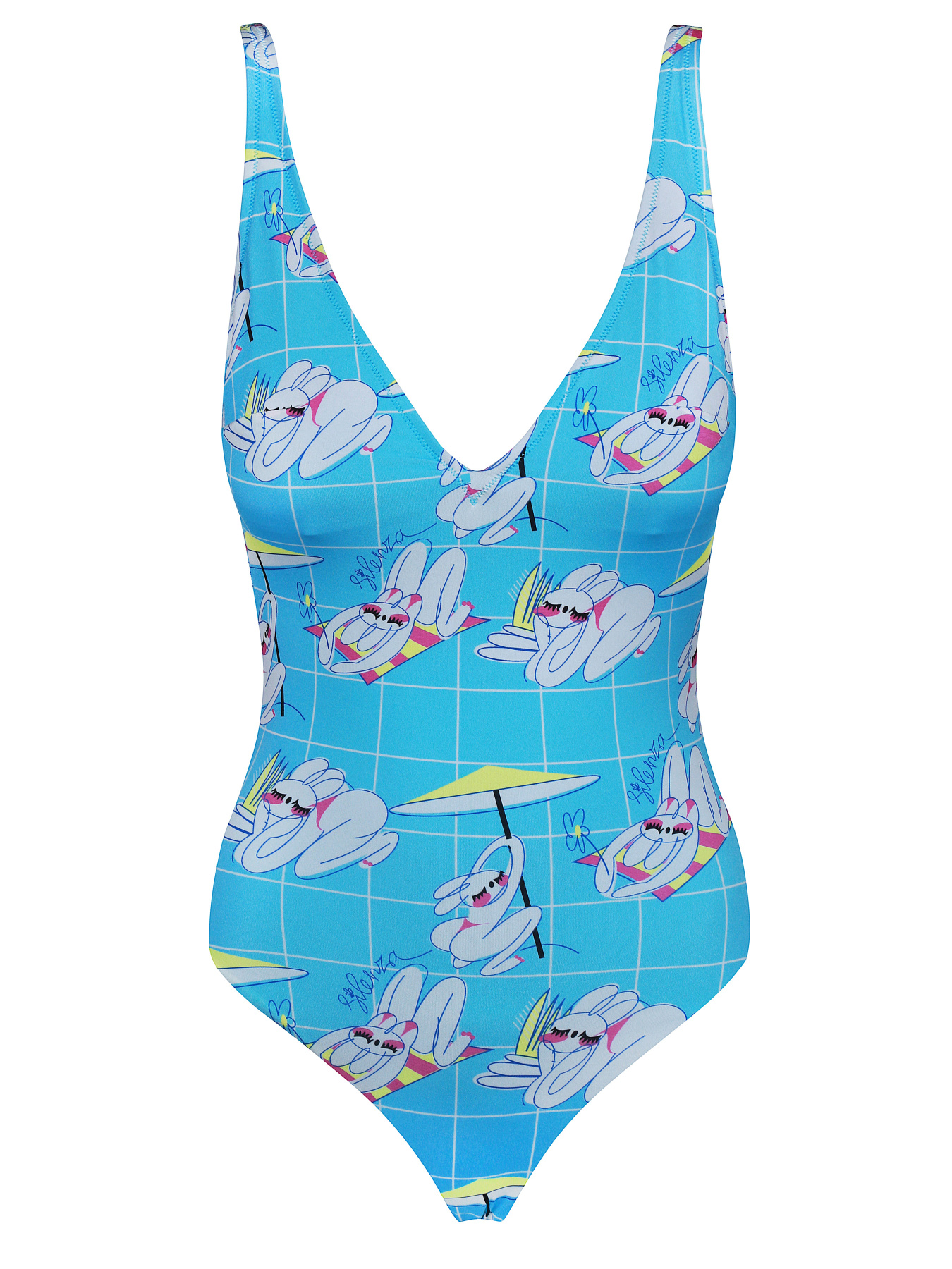 Купальник Brabrabra модель SO205100_light-blue Фото