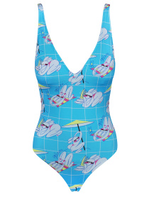 Купальник Brabrabra модель SO205100_light-blue Купальник Brabrabra модель SO205100_light-blue Фото