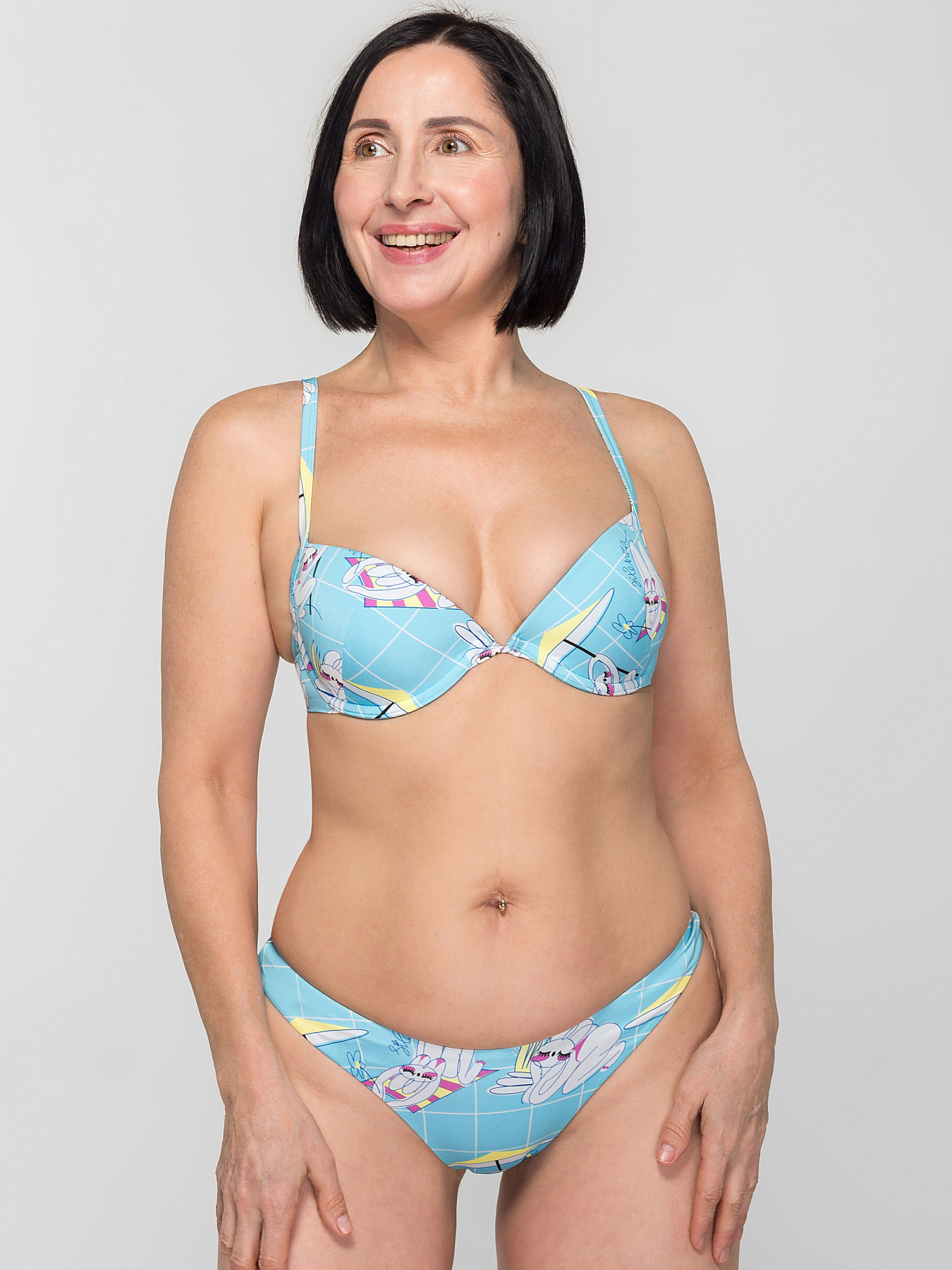 Нижняя часть купальника Brabrabra модель SO205128_light-blue Фото