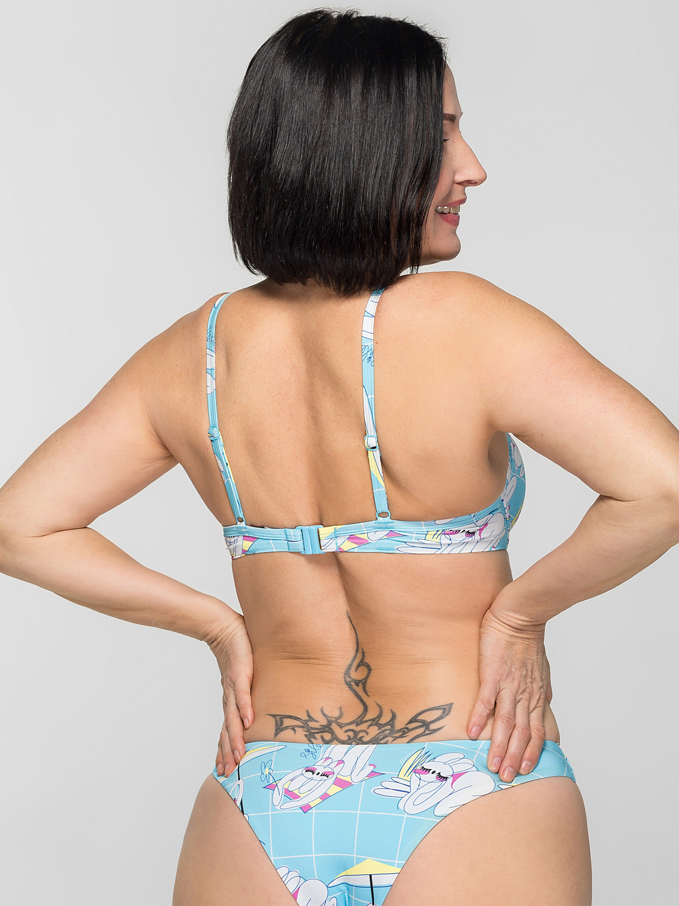 Верх купальника Brabrabra модель SO205102_light-blue Фото