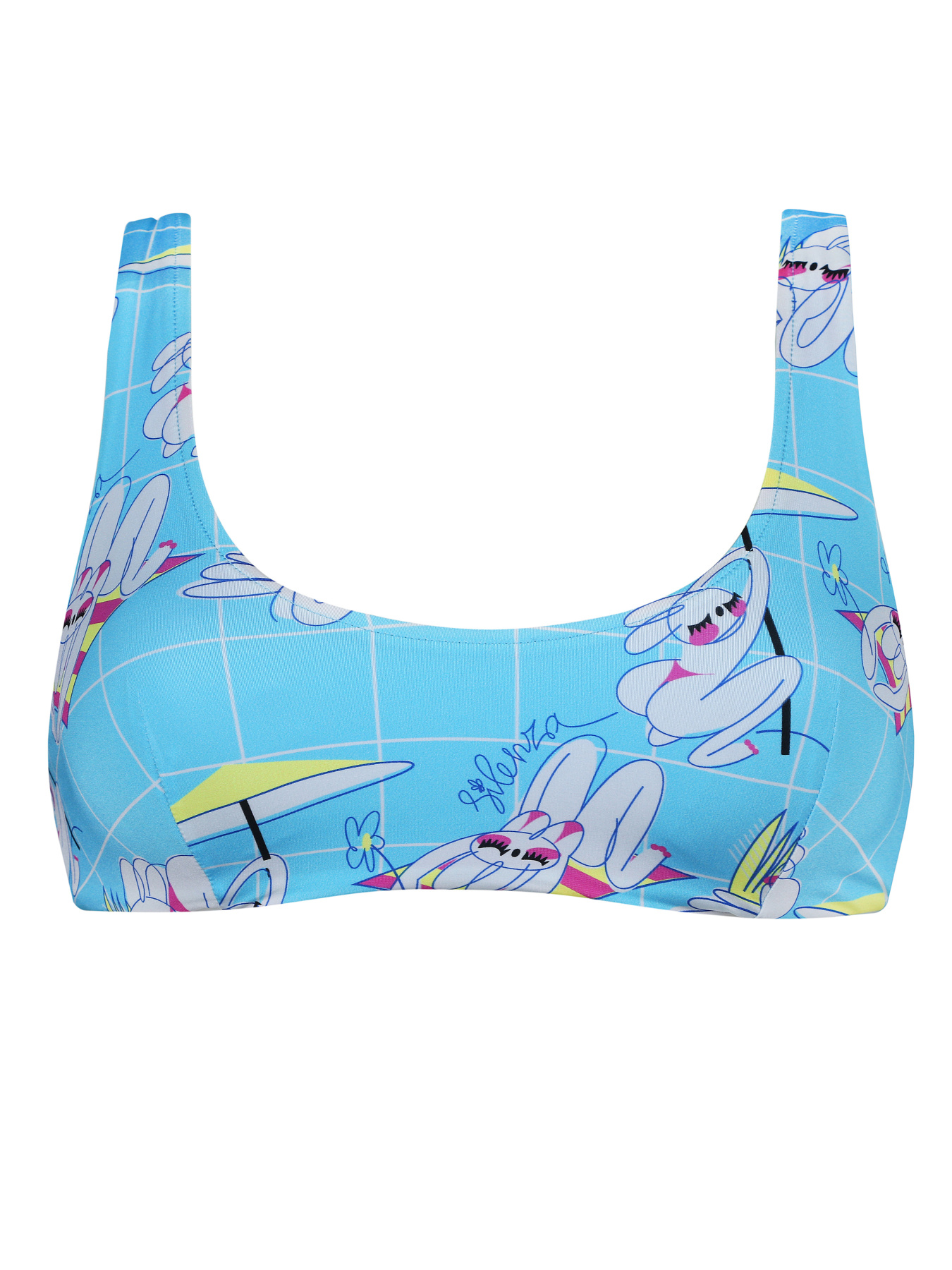 Верхняя часть купальника Brabrabra модель SO205118_light-blue Фото