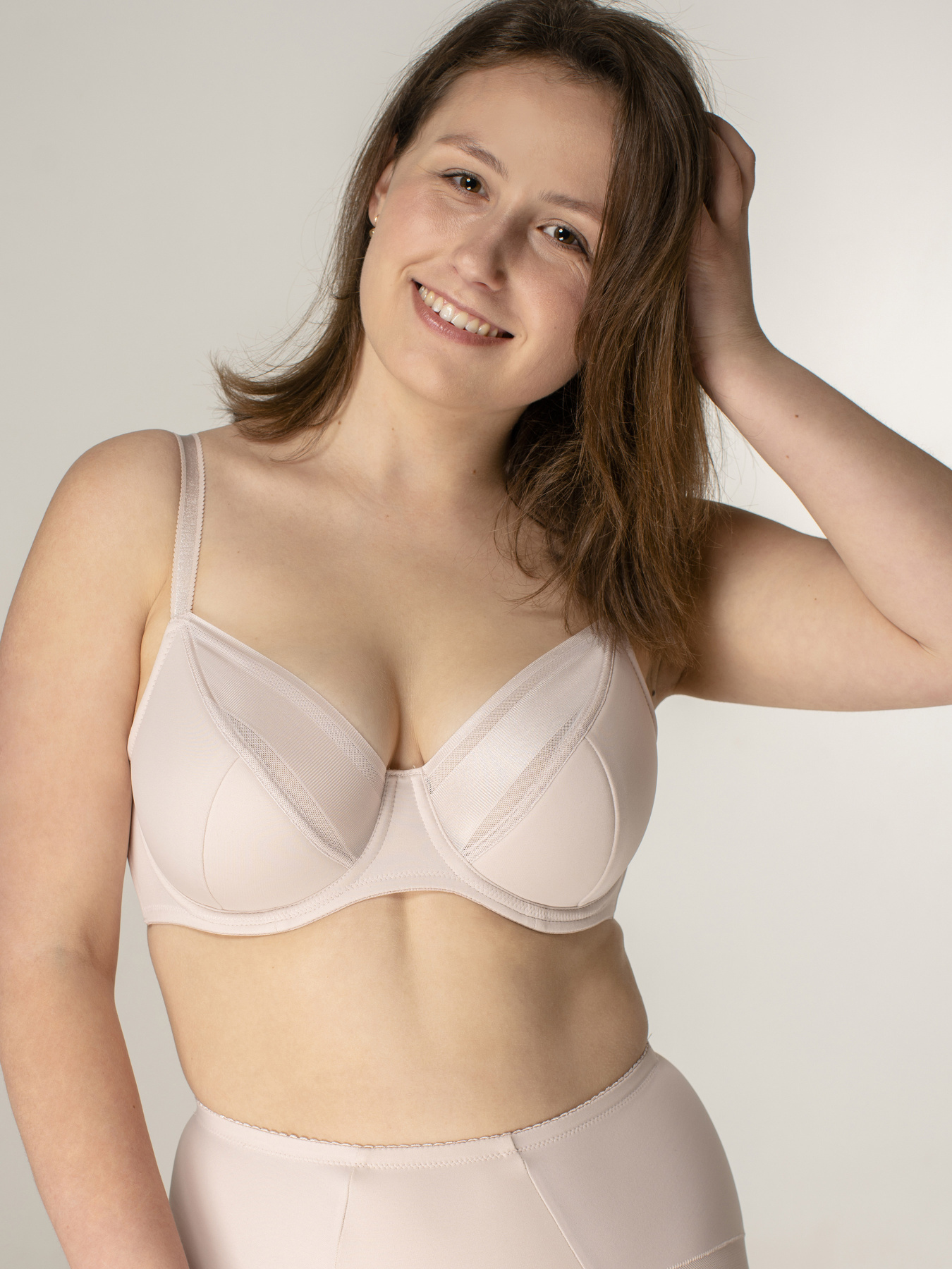 Бюстгальтер Brabrabra модель 1120052_silver-peony Фото