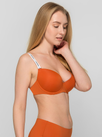 Бюстгальтер Brabrabra модель SLZ19801176_dark-orange Фото