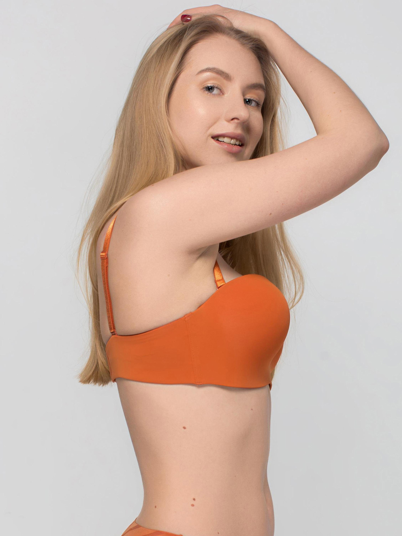 Бюстгальтер Brabrabra модель SLZ19801025_dark-orange Бюстгальтер Brabrabra модель SLZ19801025_dark-orange Фото