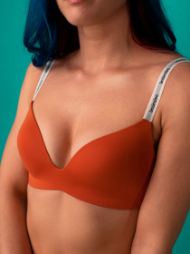 Бюстгальтер Brabrabra модель SLZ19801115_dark-orange Бюстгальтер Brabrabra модель SLZ19801115_dark-orange Фото