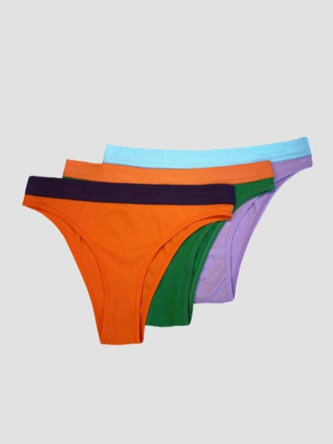 Набор трусов Brabrabra модель SLZ23902004_green-purple-almond Фото