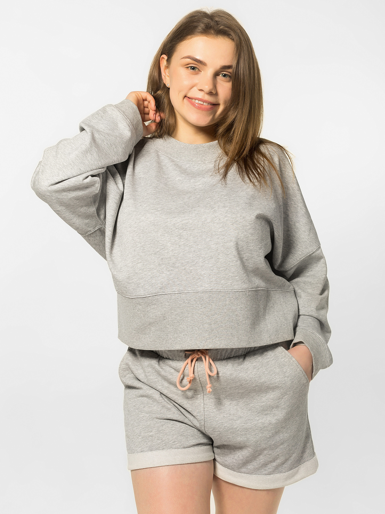 Верх пижамы Brabrabra модель HOM1902001_gray-melange Фото