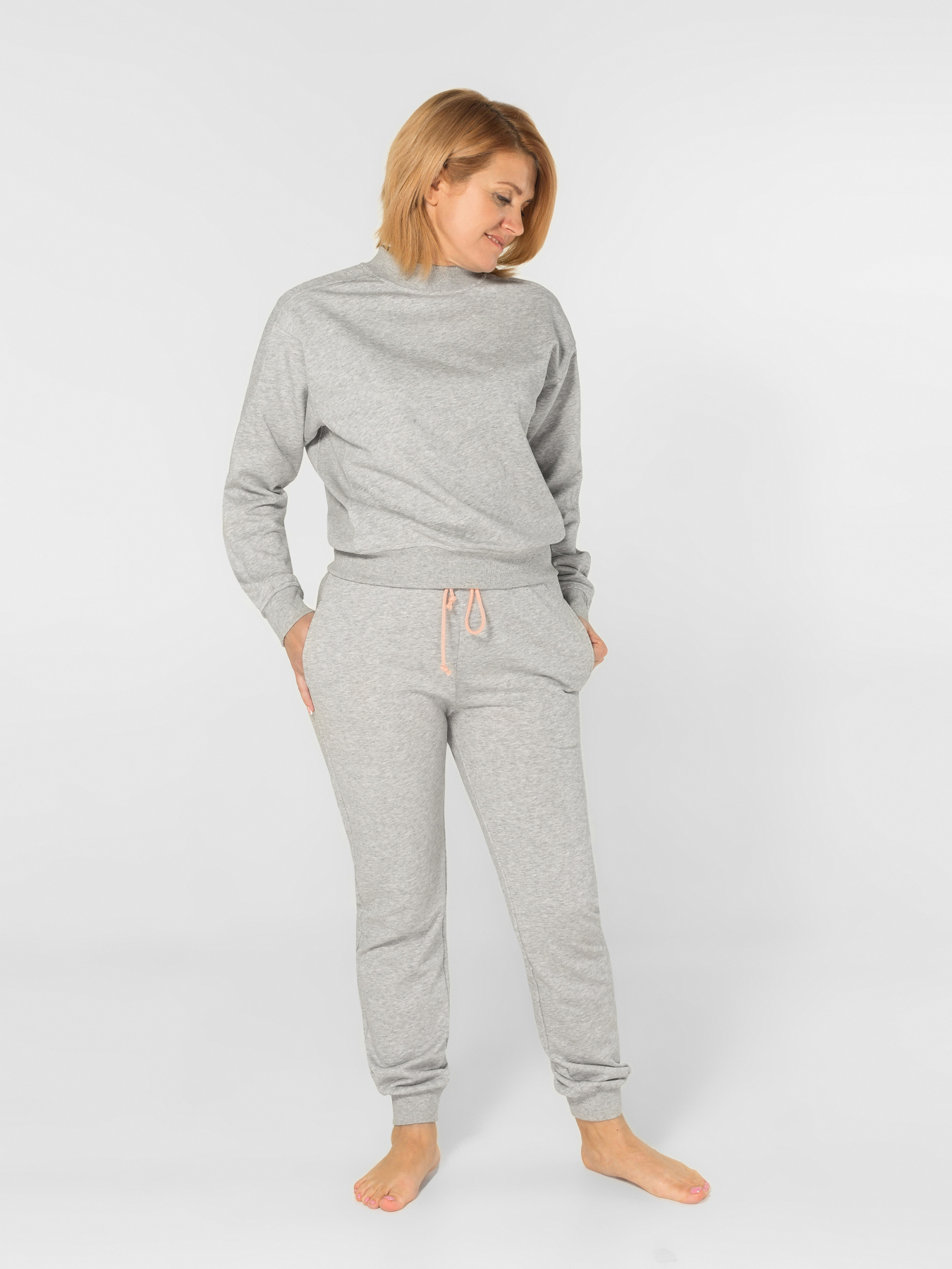 Верх піжами Brabrabra модель HOM1902002_gray-melange Фото