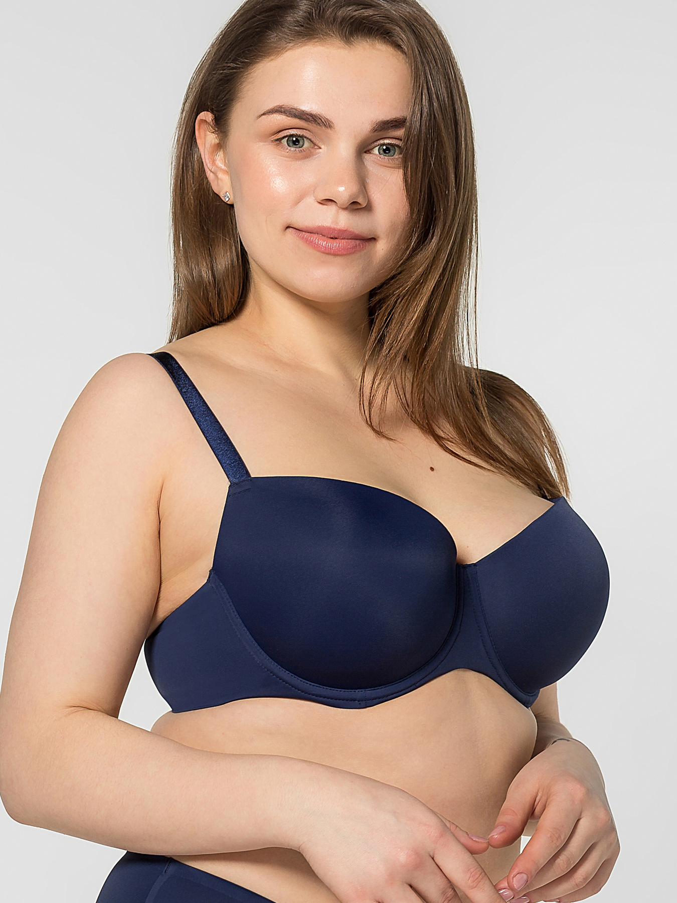 Бюстгальтер Brabrabra модель SLZ19801033_dark-blue Фото