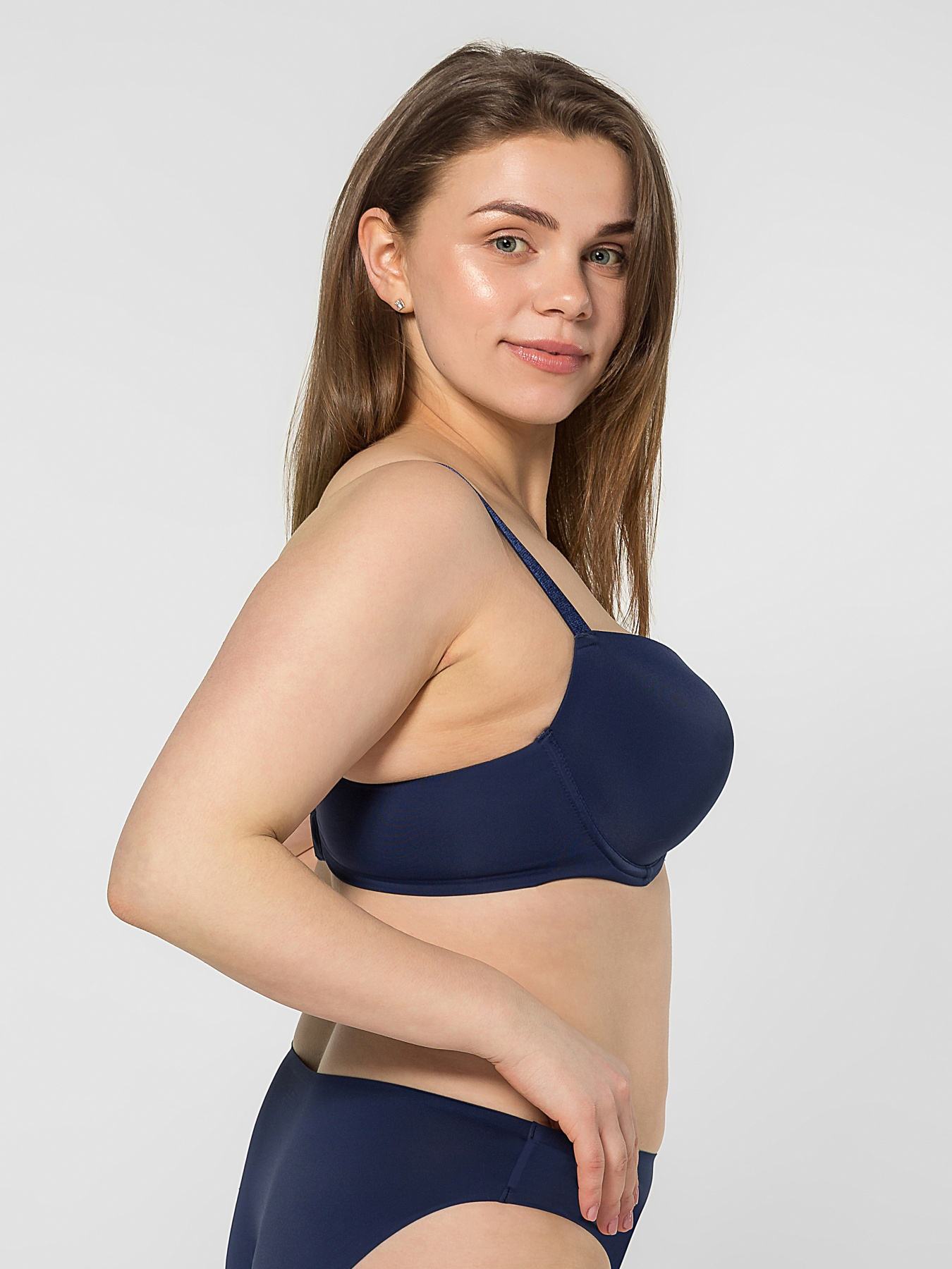 Бюстгальтер Brabrabra модель SLZ19801033_dark-blue Фото