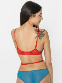 Бюстгальтер Brabrabra модель SLZ22301014_blue-with-red Фото