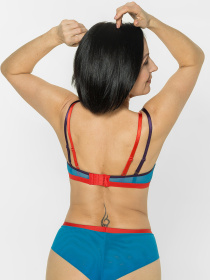 Бюстгальтер Brabrabra модель SLZ22301015_blue-with-red Фото