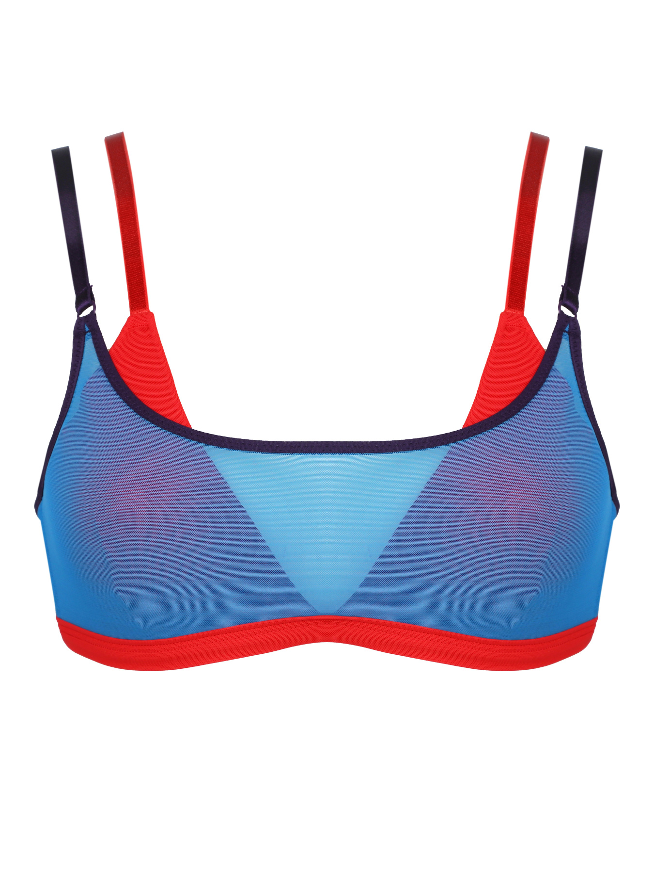 Бюстгальтер Brabrabra модель SLZ22301015_blue-with-red Фото