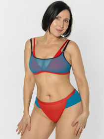 Бюстгальтер Brabrabra модель SLZ22301015_blue-with-red Фото
