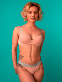 Бюстгальтер Brabrabra модель SLZ23301076_light-pink Фото