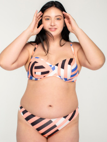 Низ купальника Brabrabra модель SO205028_print-peach Низ купальника Brabrabra модель SO205028_print-peach Фото