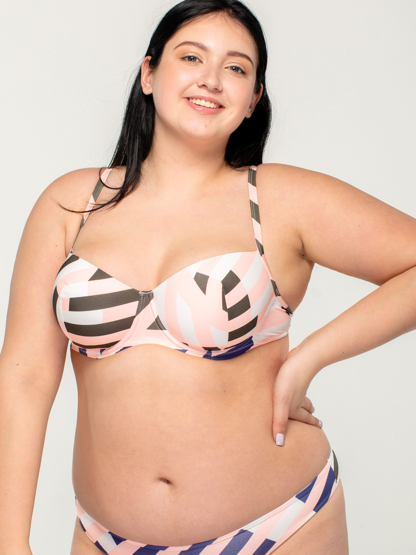 Верх купальника Brabrabra модель SO205033_print-olive Фото