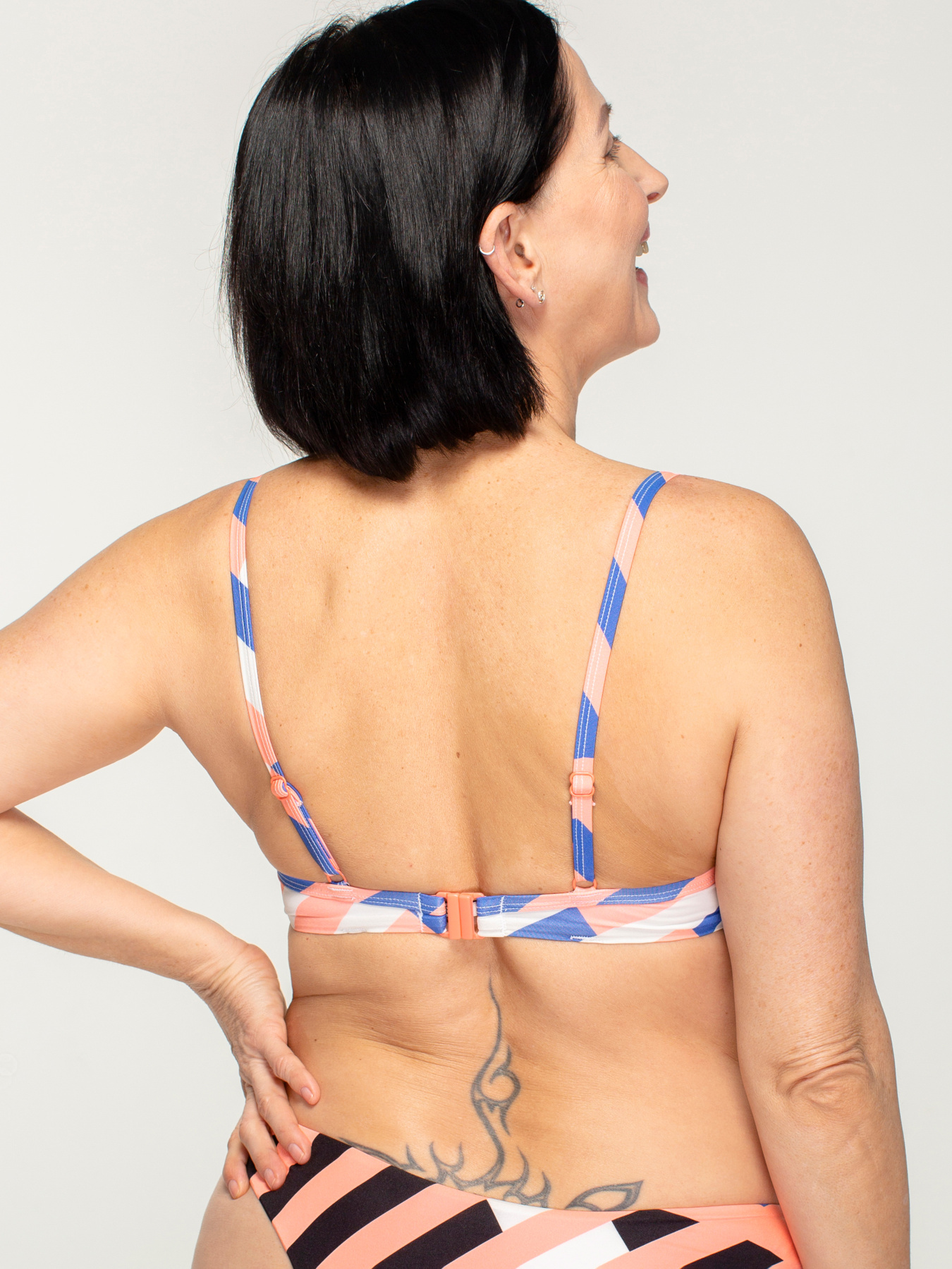 Верх купальника Brabrabra модель SO205002_print-peach Фото