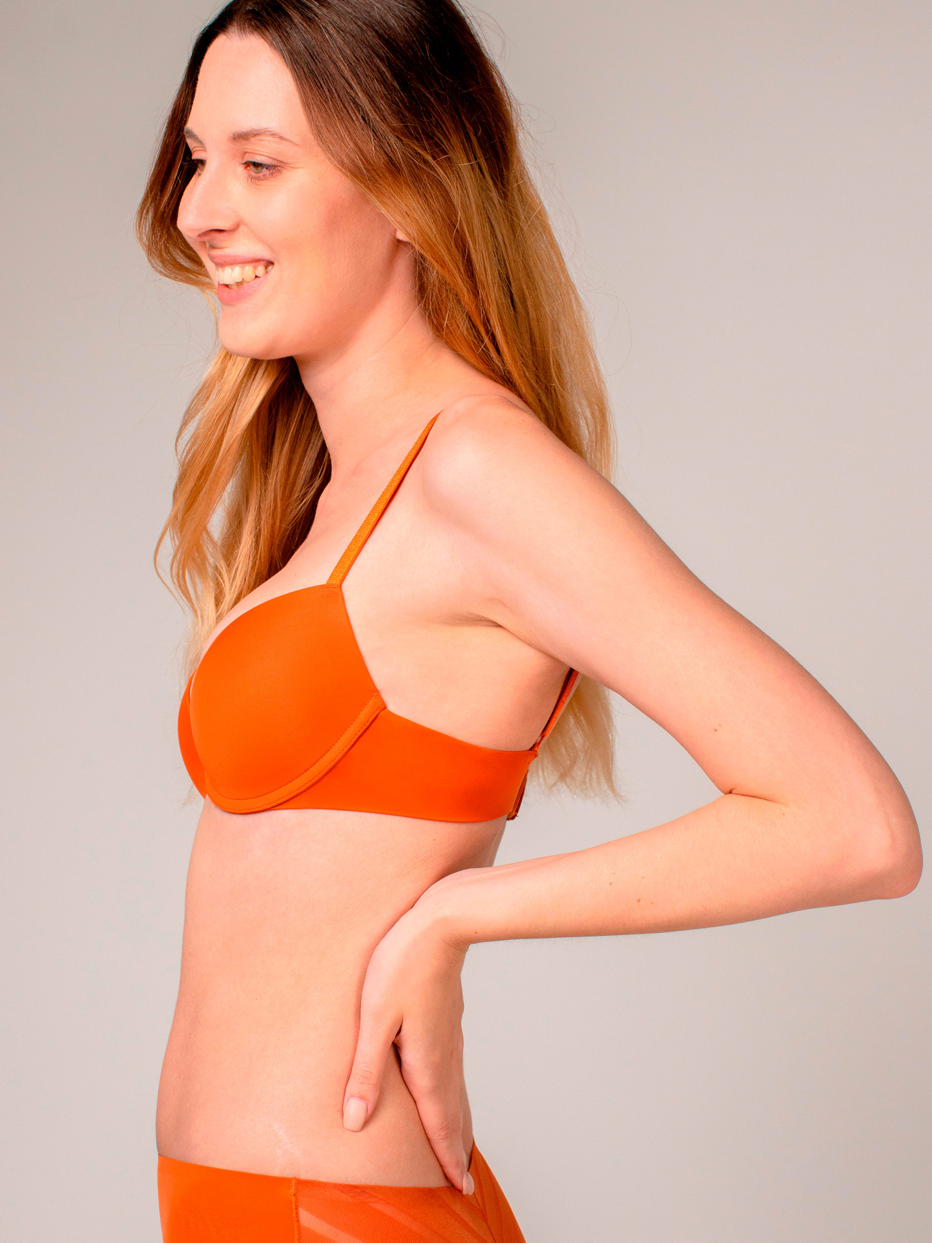 Бюстгальтер Brabrabra модель SLZ19801002_dark-orange Фото