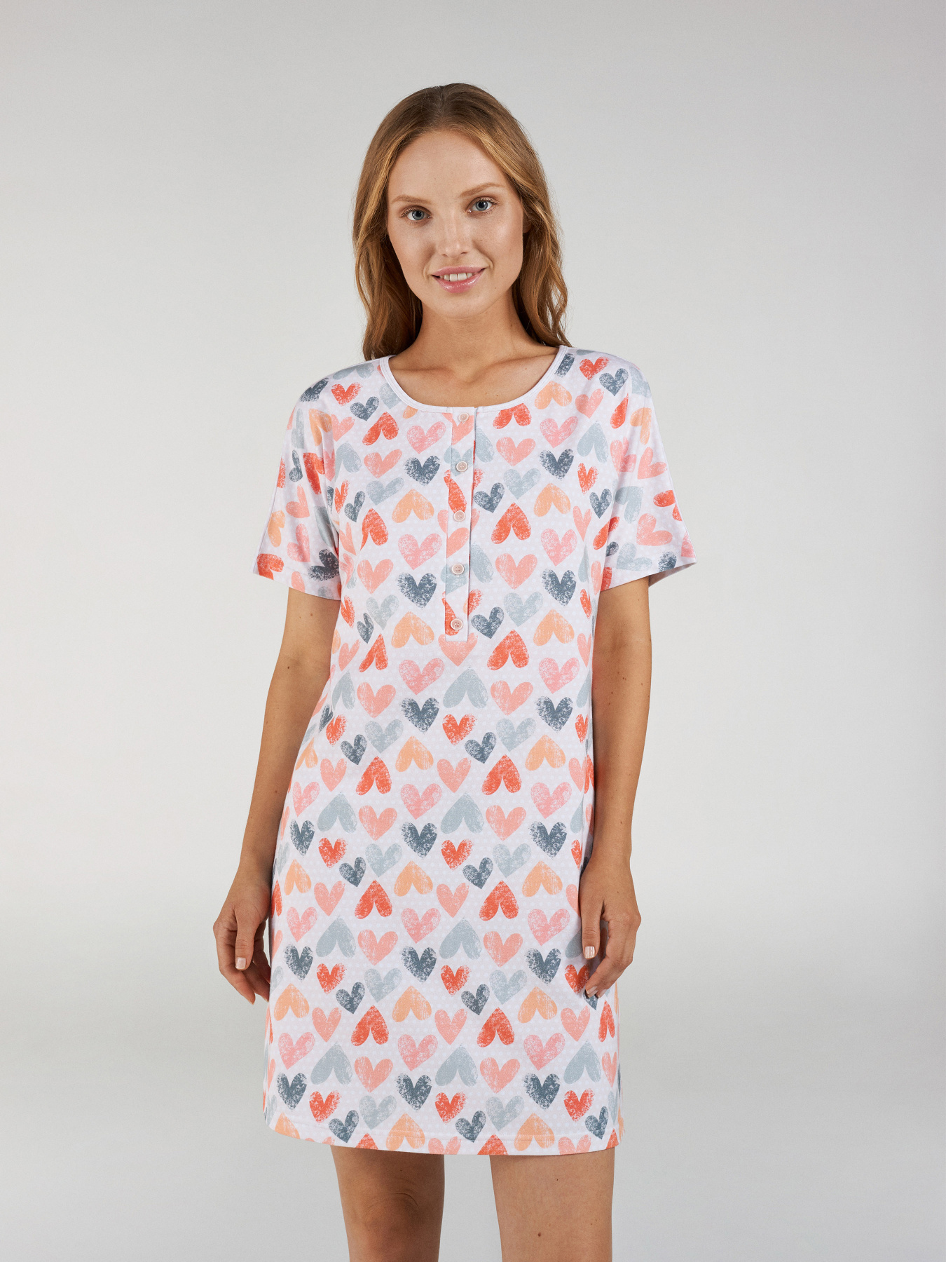 Ночная рубашка Ellen модель LDK120-12-01 Ночная рубашка Ellen модель LDK120-12-01 Фото