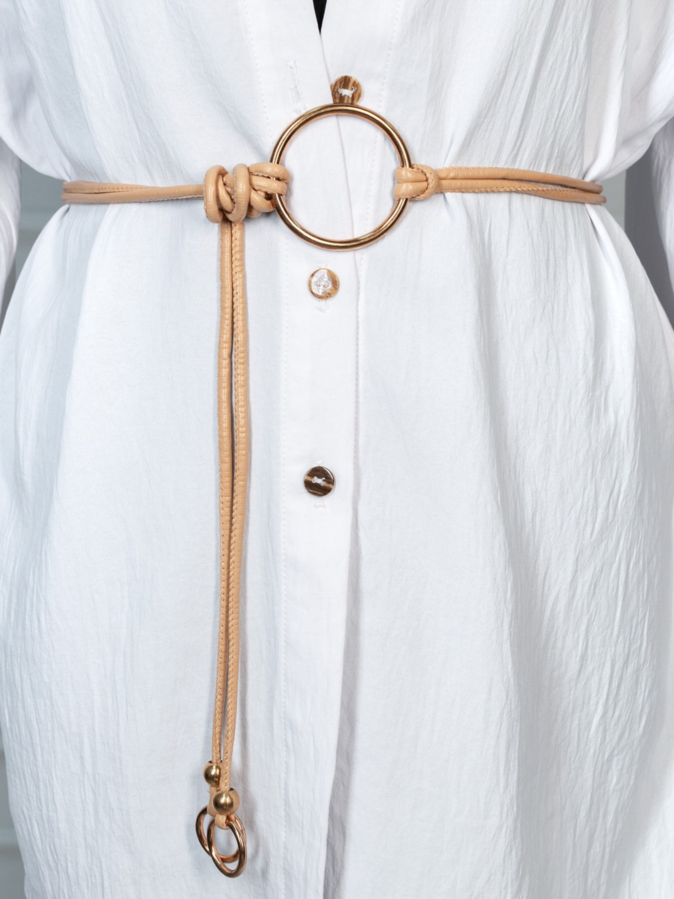 Ремень ISSA Plus модель R1-118_beige Ремень ISSA Plus модель R1-118_beige Фото