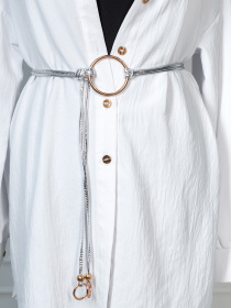 Ремінь ISSA Plus модель R1-118_silver Фото