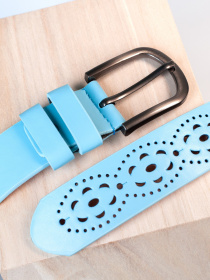 Ремінь ISSA Plus модель R1-127_lightblue Ремінь ISSA Plus модель R1-127_lightblue Фото