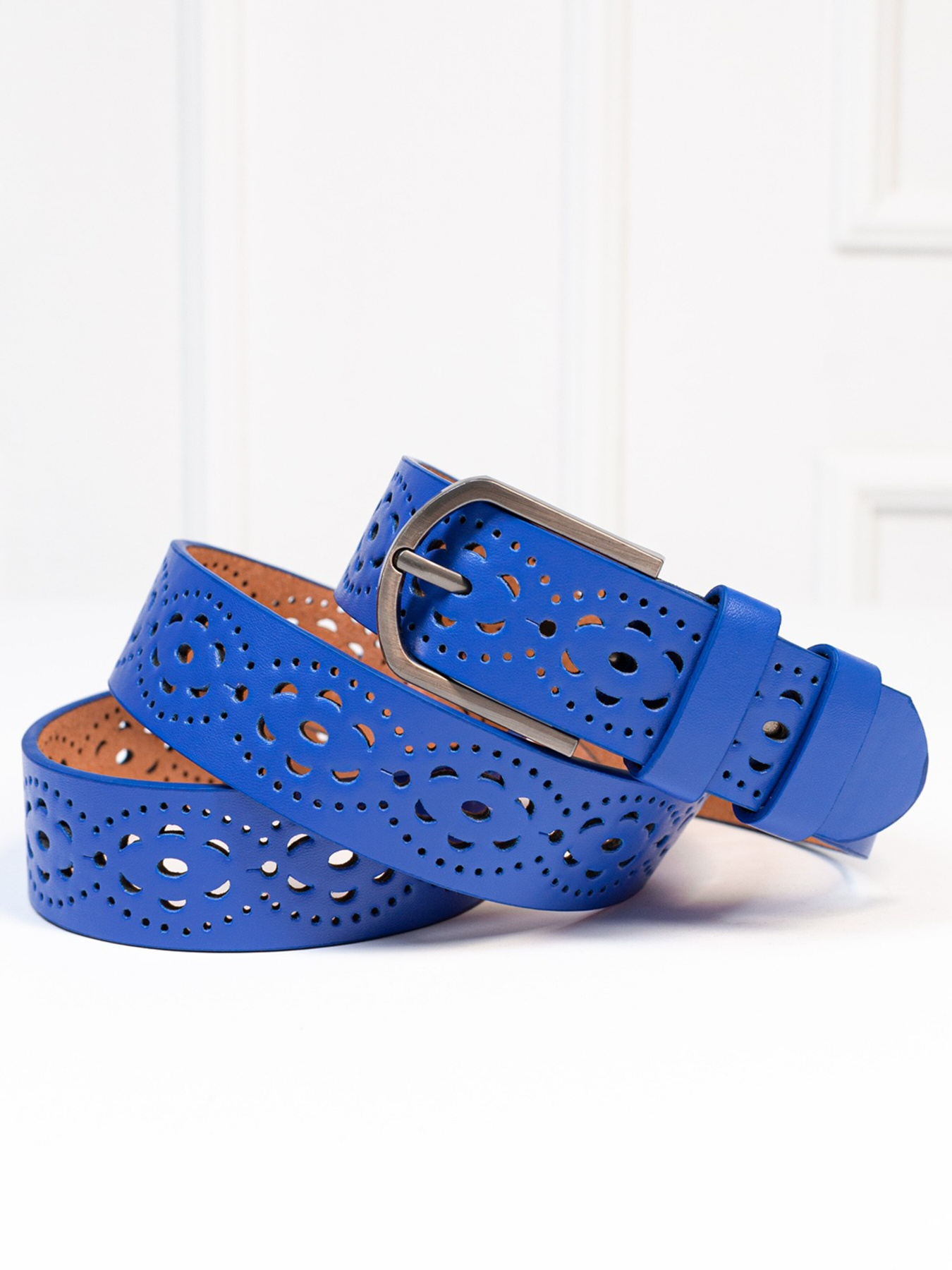 Ремень ISSA Plus модель R1-127_blue Фото