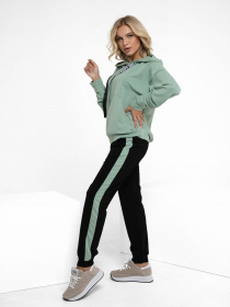 Спортивний костюм ISSA Plus модель 12217_blackmint Фото