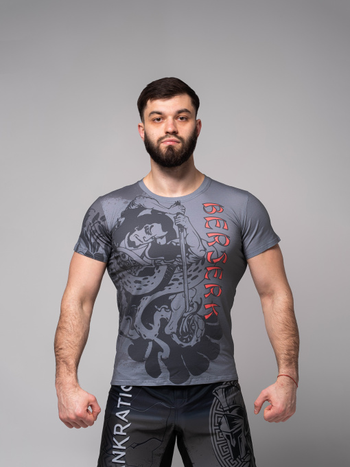 Футболка спортивная Berserk Sport модель SamurayGreyTSHRT Фото