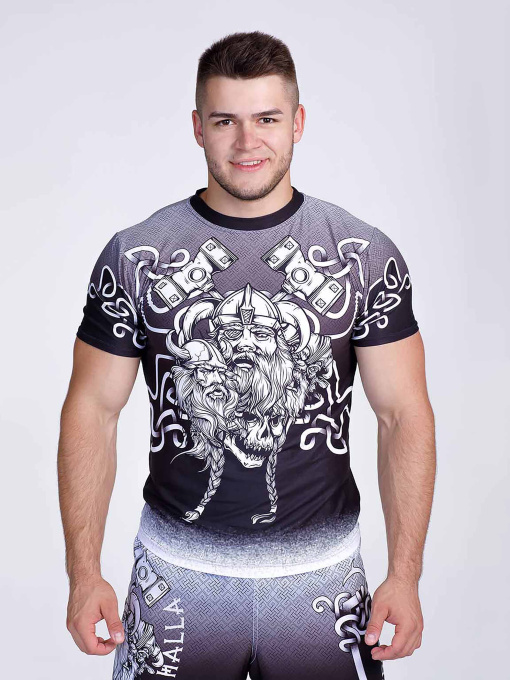 Футболка спортивная Berserk Sport модель SonsofOdinGreyTSHRT Фото