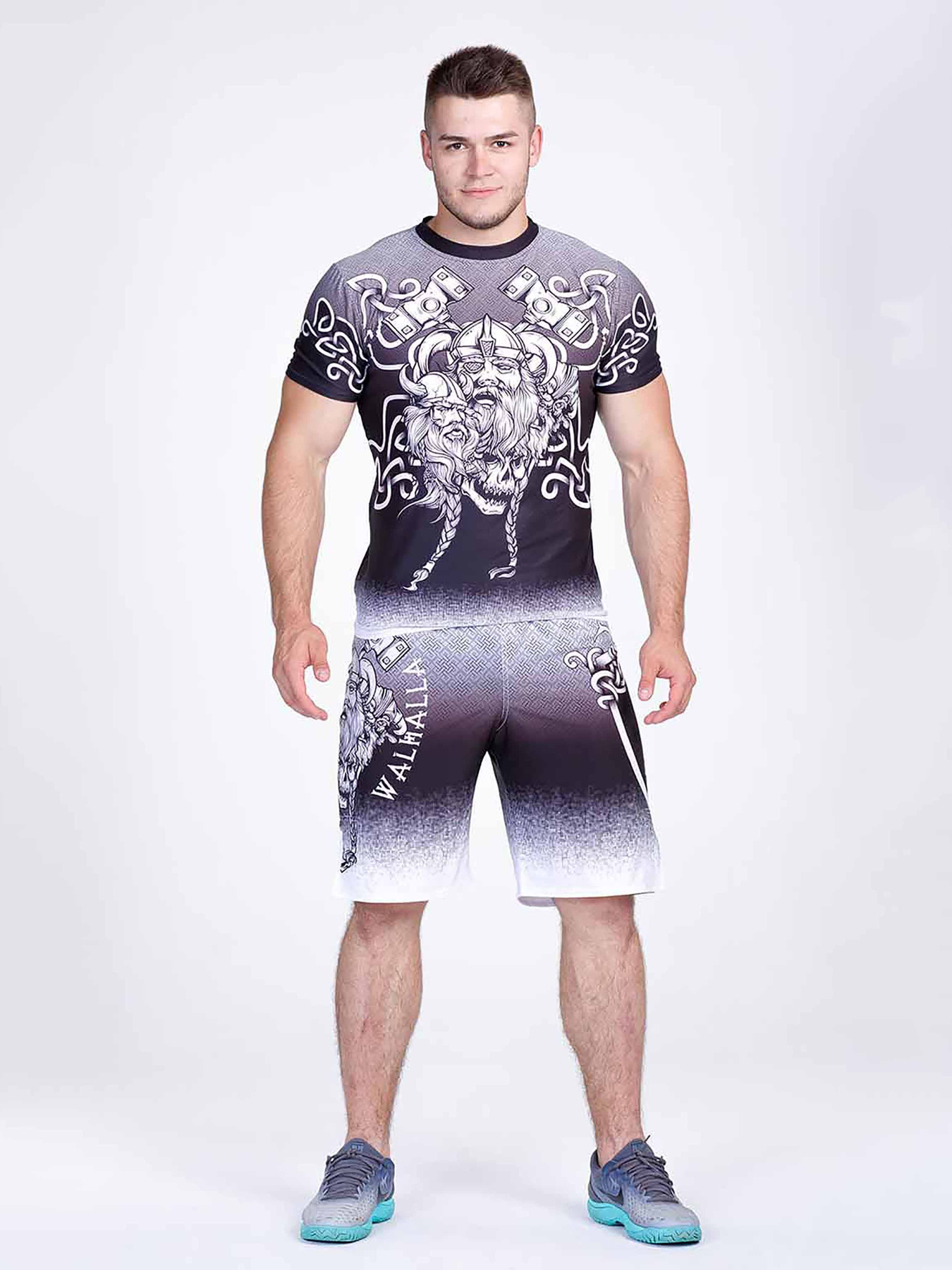 Футболка спортивная Berserk Sport модель SonsofOdinGreyTSHRT Фото