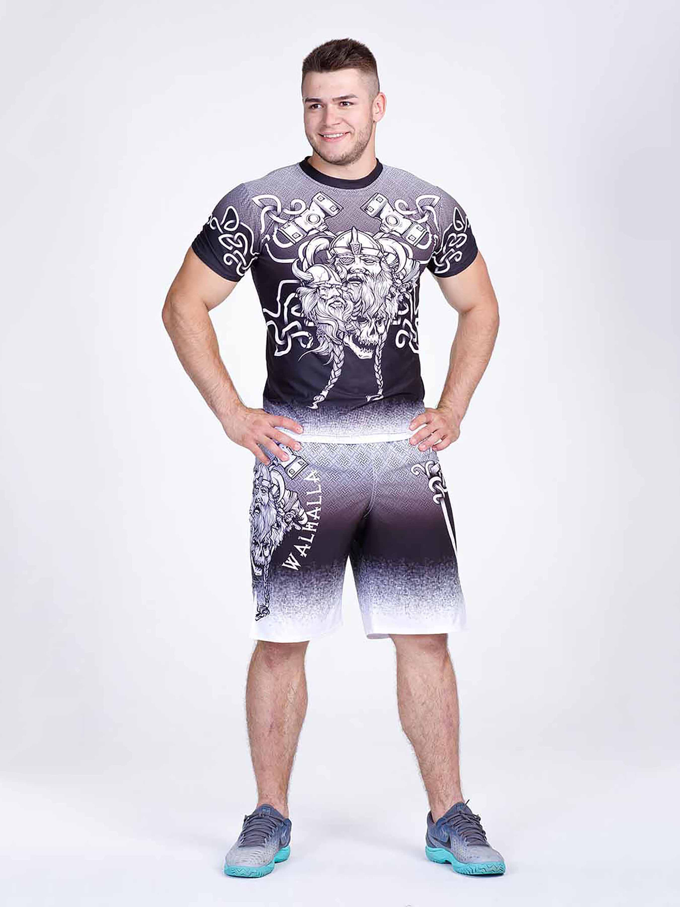 Футболка спортивная Berserk Sport модель SonsofOdinGreyTSHRT Фото