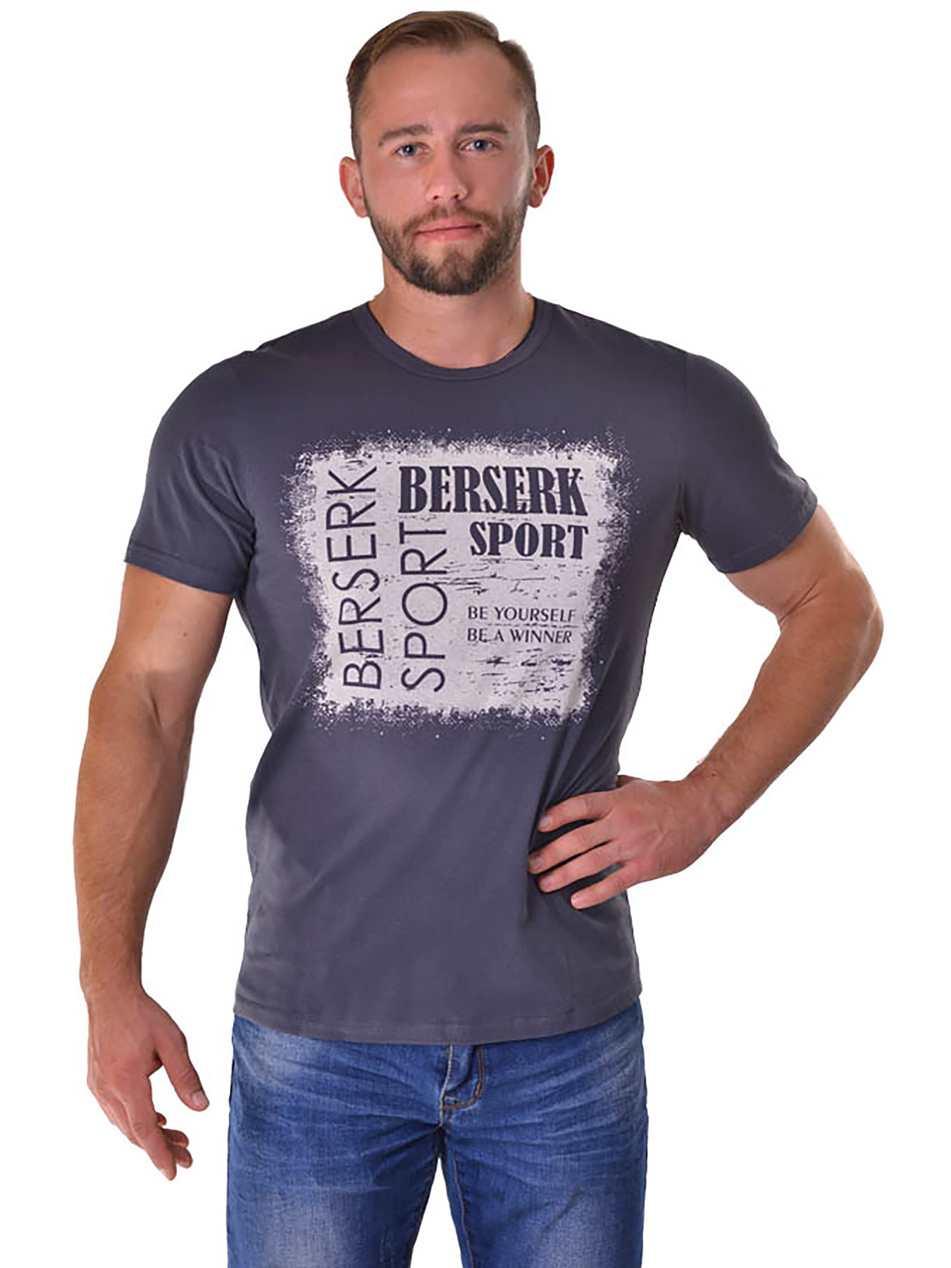 Футболка спортивная Berserk Sport модель SportDailyDarkGreyTSHRT Фото