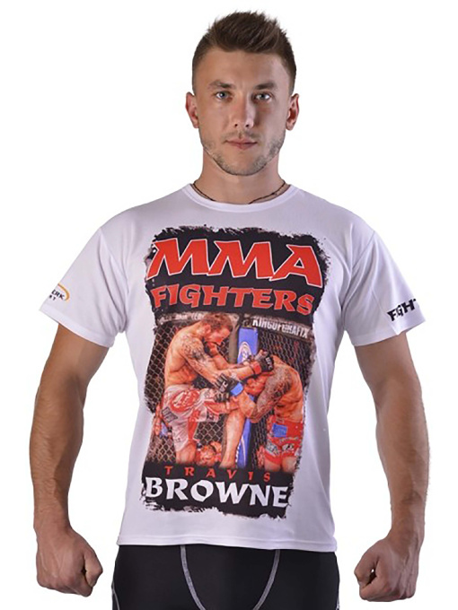 Футболка спортивная Berserk Sport модель TravisBrowneWhiteTSHRT Фото
