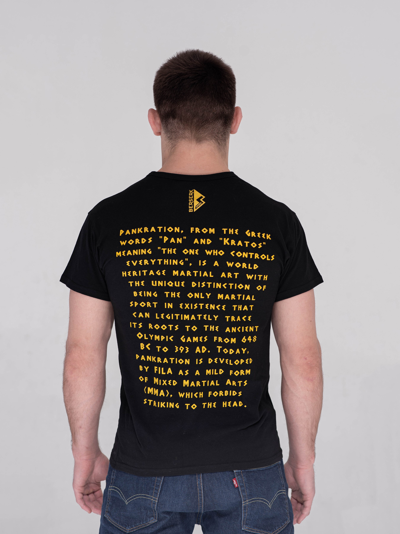 Спортивна футболка Berserk Sport модель SpartanPankrationBlackTSHRT Фото