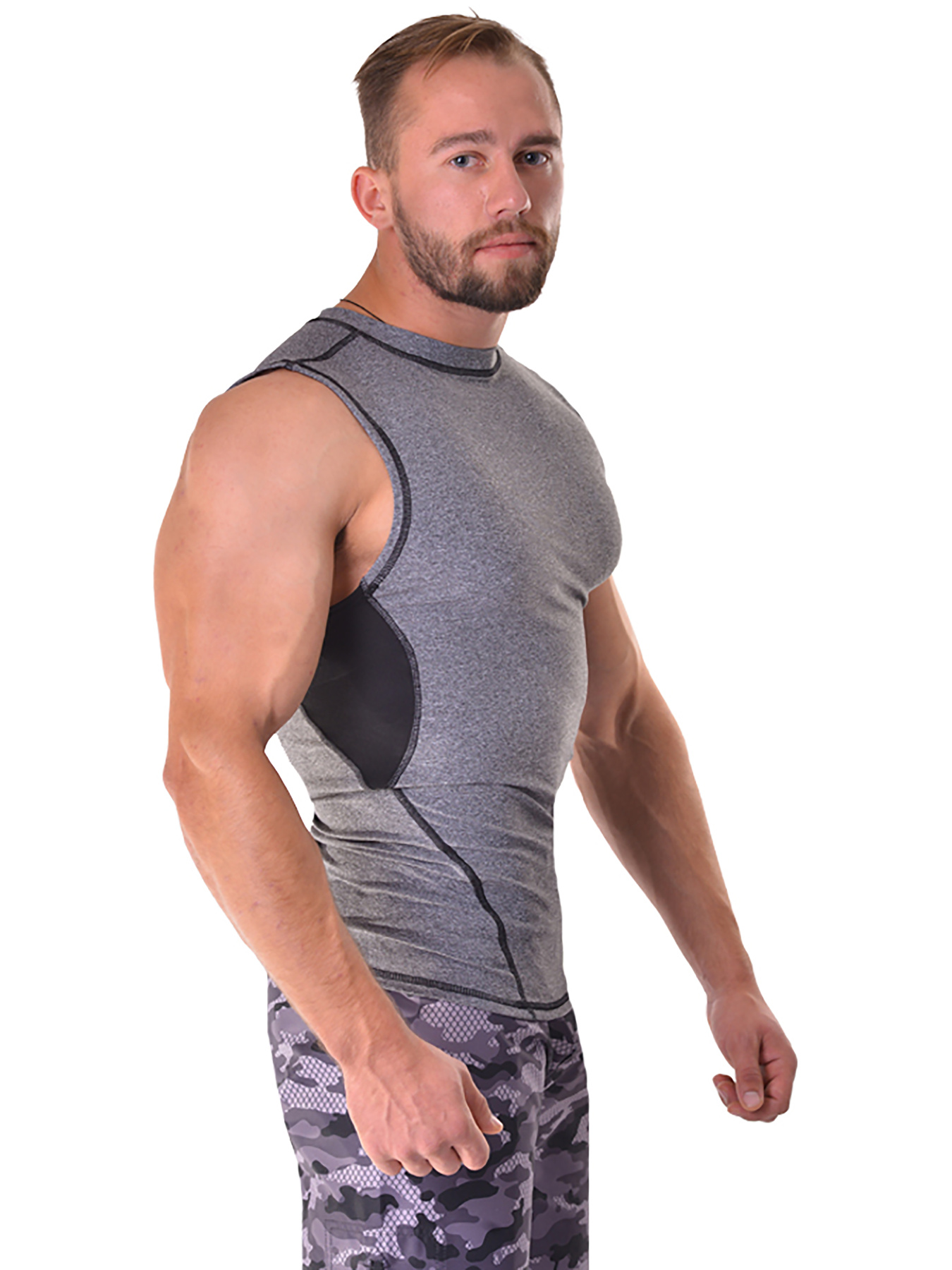 Спортивная майка Berserk Sport модель F-17GreyTSHRT Фото