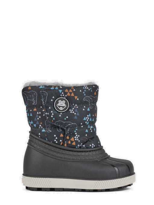 Сапоги дутики COQUI модель 5042Black_polar_bear Фото