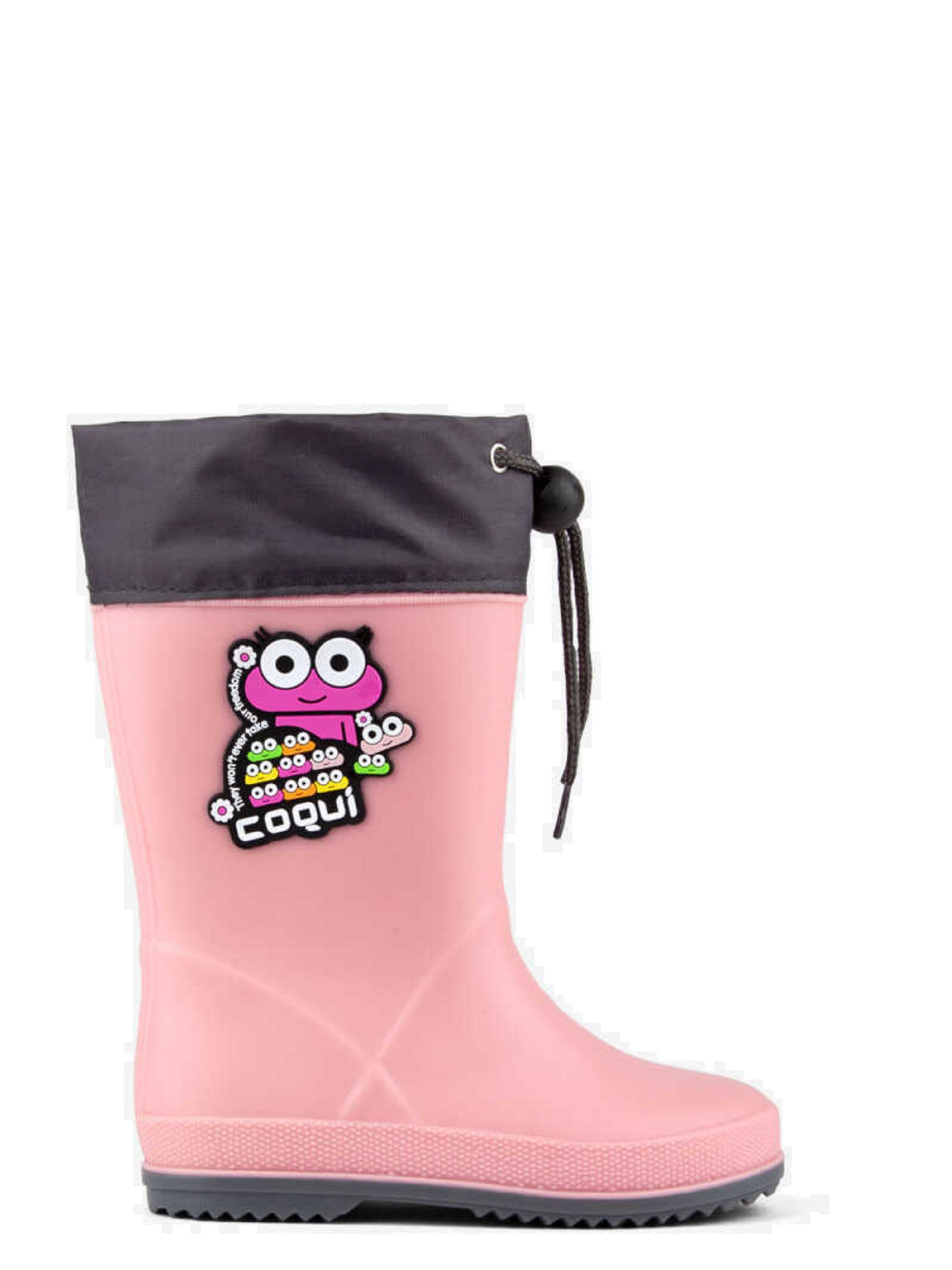 Чоботи гумові COQUI модель 8508Powder_Pink_Dk.Grey Фото