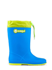 Сапоги резиновые COQUI модель 8509Sea_Blue_Citrus Фото