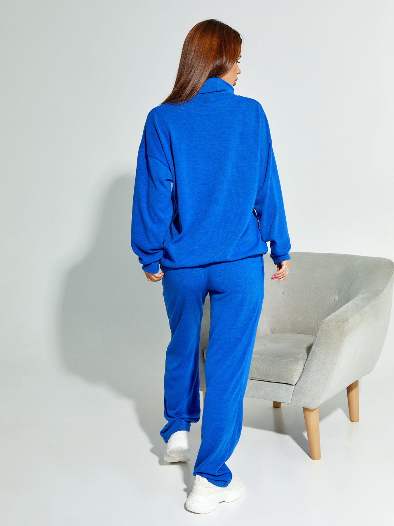 Спортивный костюм ISSA Plus модель 12109_siniy Фото