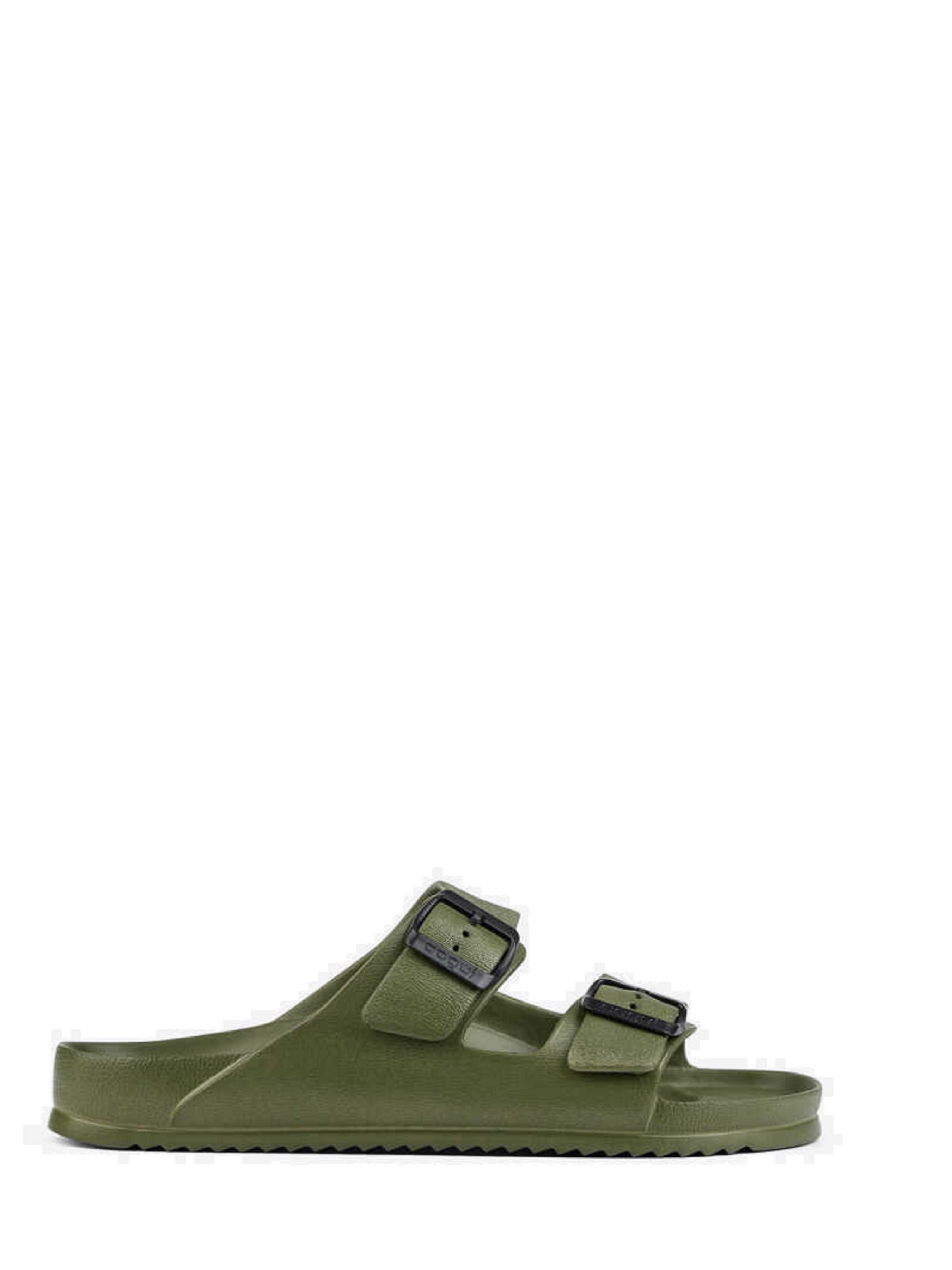 Чоловічі Шльопанці COQUI  (8301Army_Green) колір хакі, матеріал синтетичний матеріал